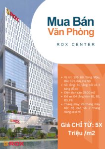 Tòa nhà Rox Center Hồ Tùng Mậu
